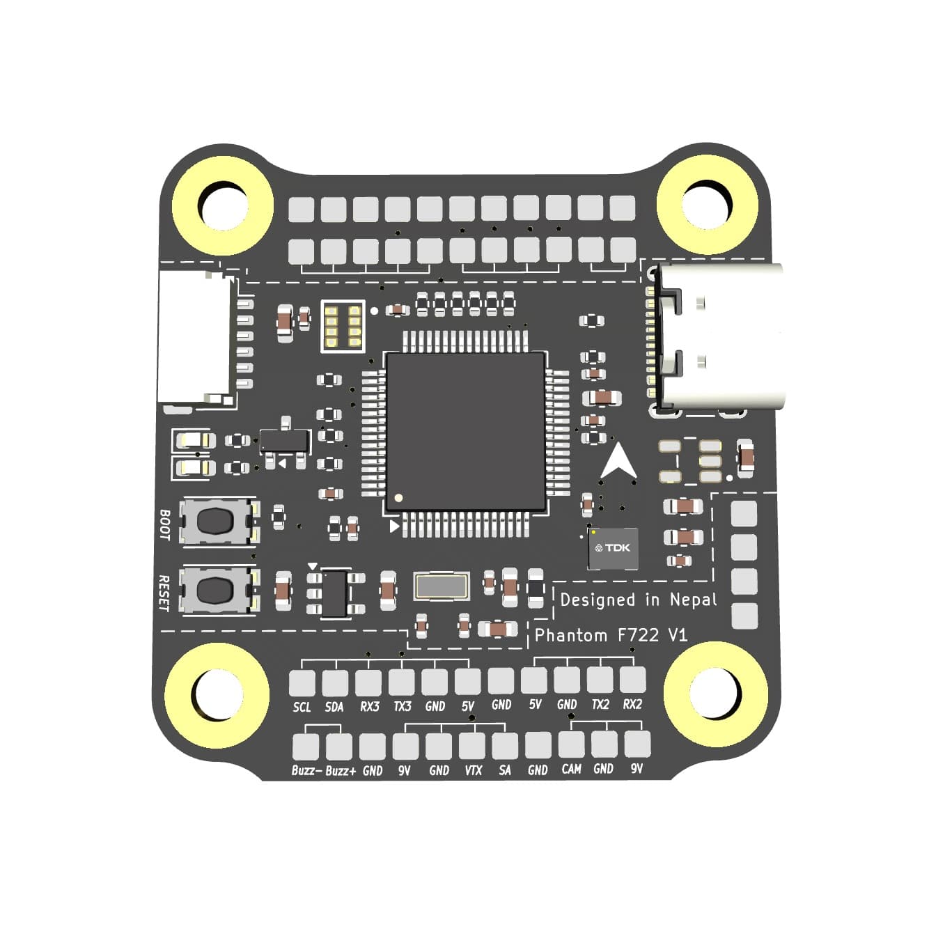Phantom F722 Flight Controller
